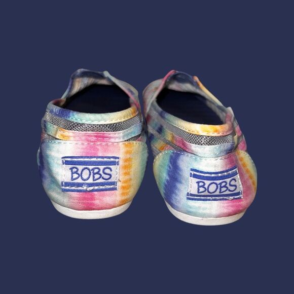 Skechers Bobs Plush Sunset Feels Memory Foam Rainbow Loafers Size 6 - Picture 3 of 7